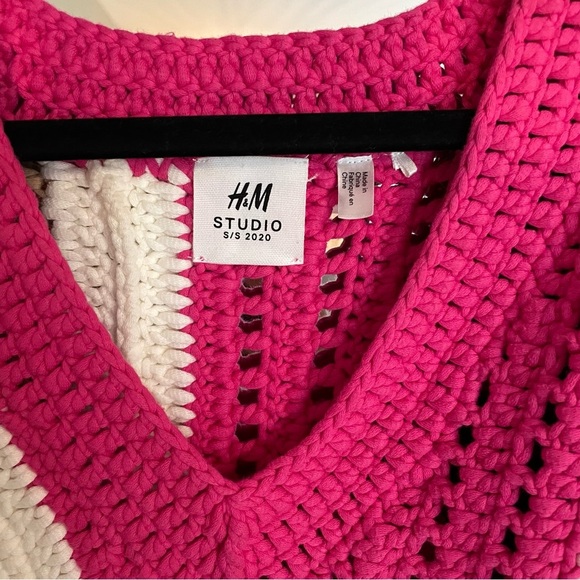 Rare H&M Studio Chunky Knit Cropped Sweater - Picture 3 of 6